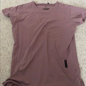 Alphalete Dusty Rose Fishtail Shirt